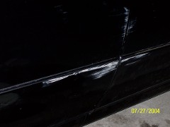  charae's lexus was scraped at her office